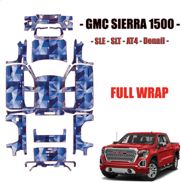 2019-2021 GMC Sierra 1500 – Paint Protection Kit – Full Wrap