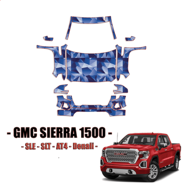 2019-2021 GMC Sierra 1500 Precut Paint Protection Kit – Full Front+