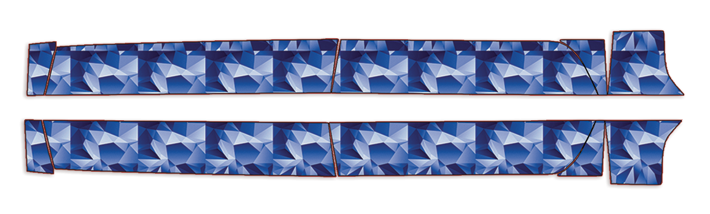 2020–2023 GMC Sierra 2500HD Denali/AT4 Rocker Panels Precut PPF Kit