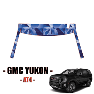2021 – 2024 GMC Yukon AT4 Paint Protection PPF Kit – A Pillars + Rooftop