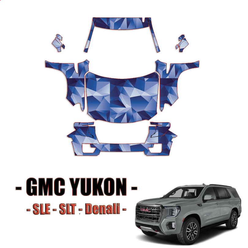 2021-2024 GMC Yukon Precut Paint Protection PPF Kit – Full Front
