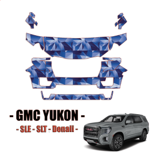 2021-2022 GMC Yukon Precut Paint Protection Kit-Partial Front