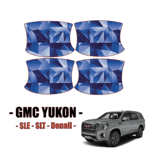 2021-2022 GMC Yukon Precut Paint Protection Kit- Door Cups