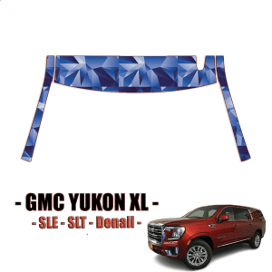 2021-2024 GMC Yukon XL Paint Protection PPF Kit – A Pillars + Rooftop