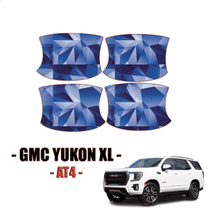 2021-2022 GMC Yukon XL-AT4 Precut Paint Protection Kit-Door Cups