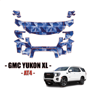 2021-2024 GMC Yukon XL-AT4 Precut Paint Protection Kit-Partial Front