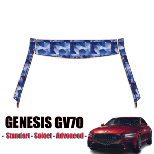 2022-2024 Genesis GV70 – Standard, Select, Advanced Paint Protection Kit – A Pillars + Rooftop