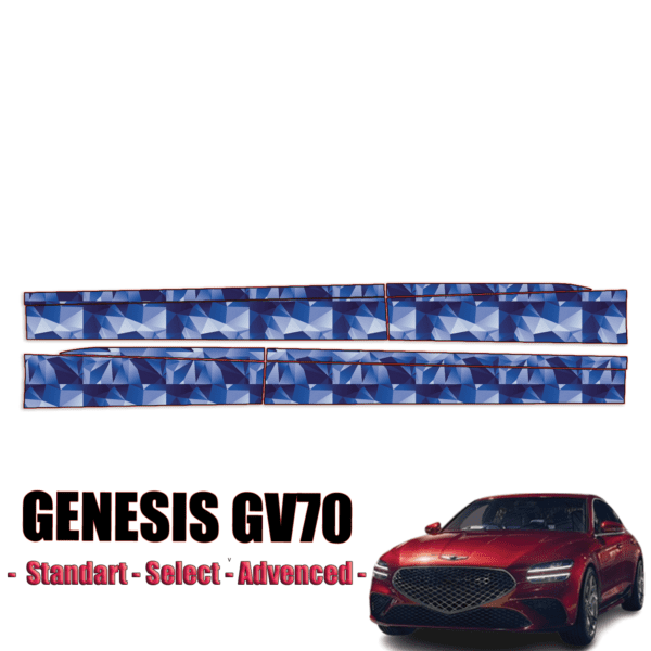 2022-2024 Genesis GV70 – Standard, Select, Advanced Precut Paint Protection Kit – Rocker Panels