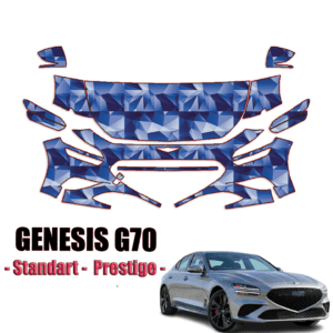 2022-2024 Genesis G70 – Standard, Prestige Precut Paint Protection Kit – Partial Front