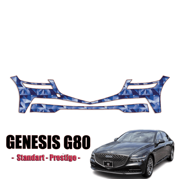 2021-2024 Genesis G80 – Standard, Prestige Precut Paint Protection Kit – Front Bumper