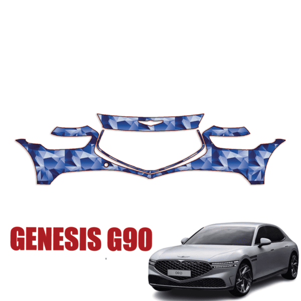 2020 – 2023 Genesis G90 Precut Paint Protection Kit – Front Bumper
