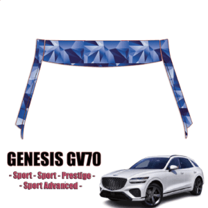 2022-2024 Genesis GV70 – Paint Protection Kit A Pillars + Rooftop