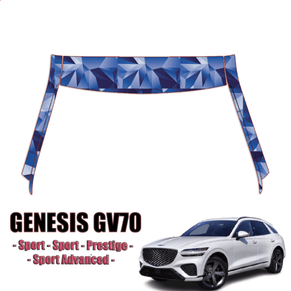 2022-2025 Genesis GV70 Precut Paint Protection Kit – A Pillars + Rooftop