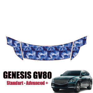 2021-2023 Genesis GV80 – Standard, Advanced +Precut Paint Protection Kit (PPF) – Partial Hood