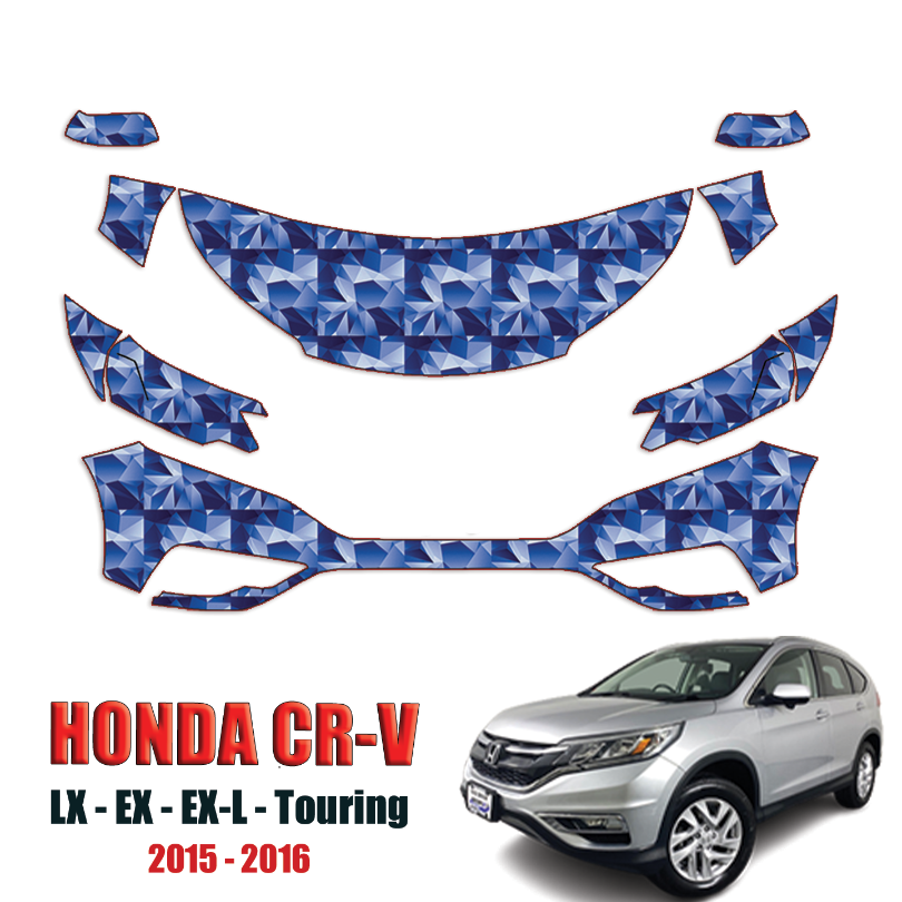 2015-2016 Honda CR-V Precut Paint Protection PPF Kit – Partial Front