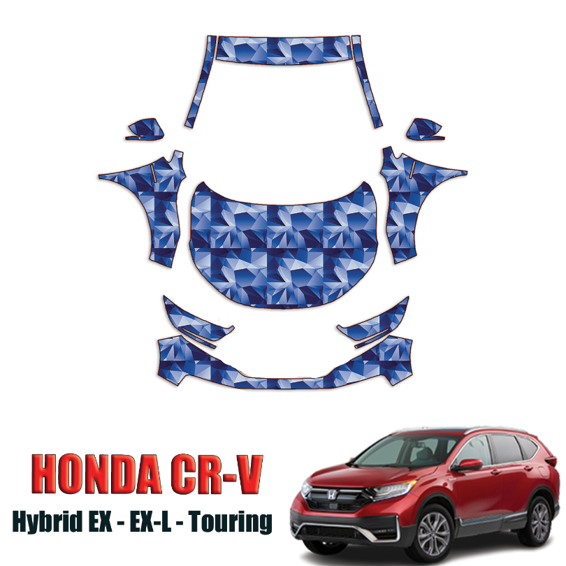 2020-2022 Honda CR-V Hybrid EX, EX-L, Touring Precut Paint Protection Kit – Full Front + A Pillars + Rooftop