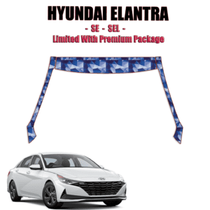 2021-2024 Hyundai Elantra Paint Protection PPF Kit – A Pillars + Rooftop