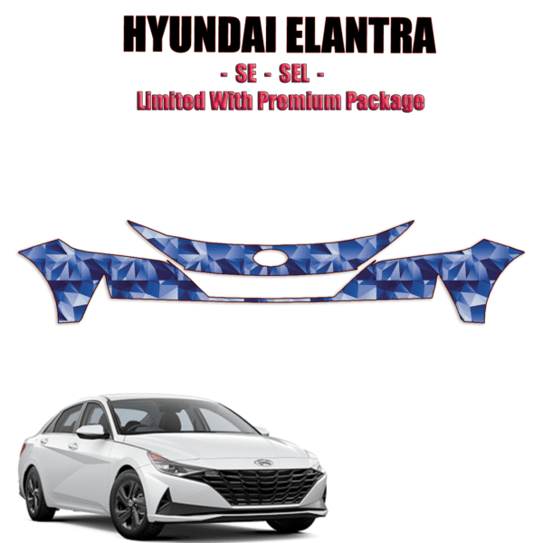 2021-2024 Hyundai Elantra Precut Paint Protection PPF Kit – Front Bumper