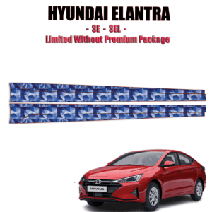 2021-2024 Hyundai Elantra – SE, SEL, Limited Without Premium Package Precut Paint Protection Film – Rocker Panels
