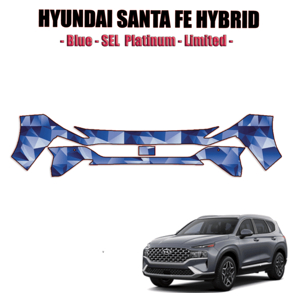 2021-2023 Hyundai Santa Fe Hybrid Precut Paint Protection Kit – Front Bumper