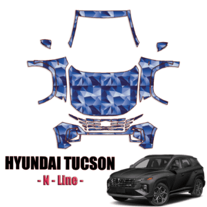 2022-2024 Hyundai Tucson – N-Line Pre Cut Paint Protection PPF Kit – Full Front + A Pillars + Rooftop