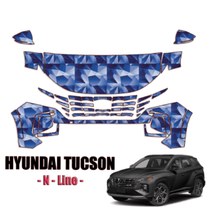 2022-2024 Hyundai Tucson – N-Line Pre Cut Paint Protection PPF Kit – Partial Front