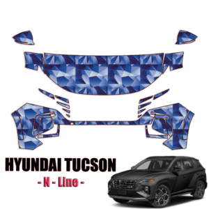 2022-2023 Hyundai Tucson Gasoline N-Line Precut Paint Protection PPF Kit – Partial Front