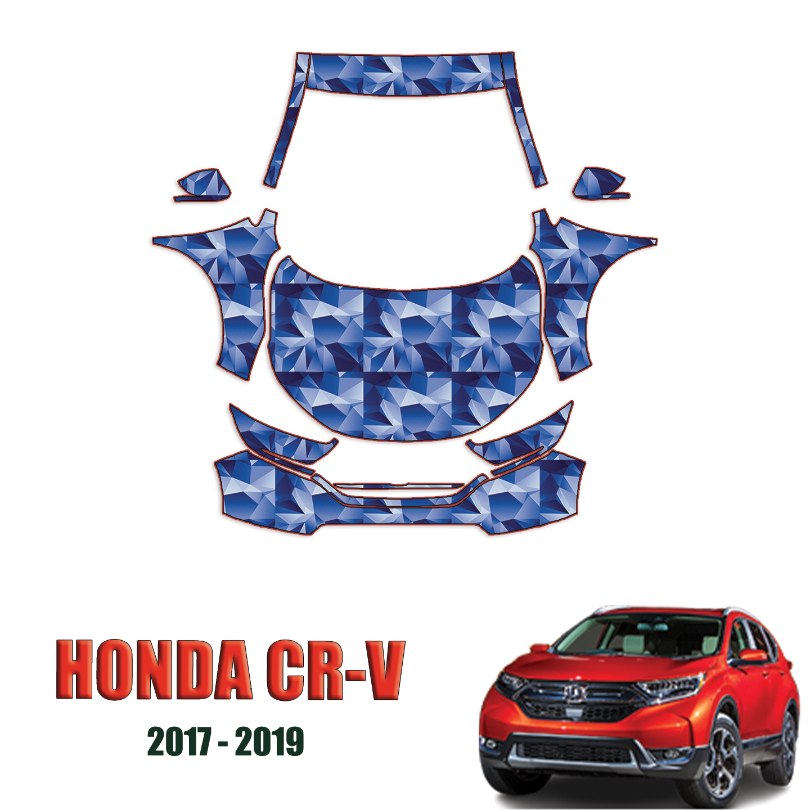 2017-2019 Honda CR-V – Sport Bumper Precut Paint Protection Kit – Full Front + A Pillars + Rooftop