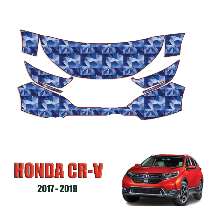 2017-2019 Honda CR-V – Sport Bumper Precut Paint Protection Kit – Partial Front
