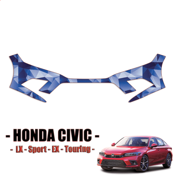 2022-2025 Honda Civic Precut Paint Protection PPF Kit – Front Bumper