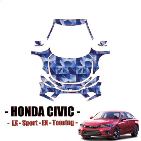 2022-2025 Honda Civic Precut Paint Protection Kit – Full Front+