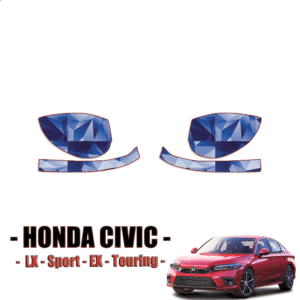 2022-2024 Honda Civic Precut Paint Protection Kit – Mirrors