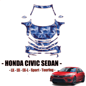 2019-2021 Honda Civic Pre Cut Paint Protection Kit – Full Front