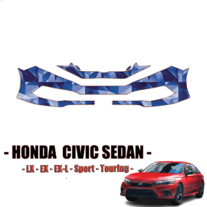 2019-2021 Honda Civic Sedan Precut Paint Protection Kit – Front Bumper