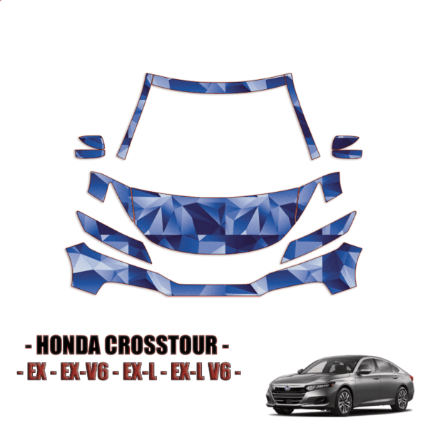 2013-2023 Honda Crosstour PPF Kit Pre Cut Paint Protection Kit – Partial Front