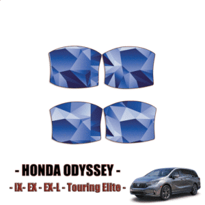 2021-2023 Honda Odyssey LX, EX, EX-L, Touring Elite Precut Paint Protection Kit (PPF) – Door Cups
