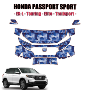 2022 Honda Passport Sport, EX-L, Touring, Elite, Trailsport PPF Kit Pre Cut Paint Protection Kit – Partial Front