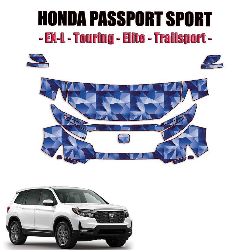 2022-2024 Honda Passport Precut Paint Protection PPF Kit – Partial Front