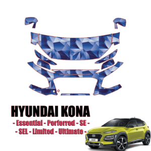 2018-2021 Hyundai Kona Essential – Precut Paint Protection Kit – Partial Front