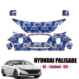 2020 – 2023 Hyundai Palisade – SE, Limited, SEL Paint Protection Kit – Partial Front