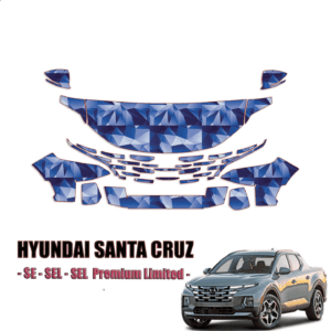 2022 Hyundai Santa Cruz Precut Paint Protection Kit – Partial Front