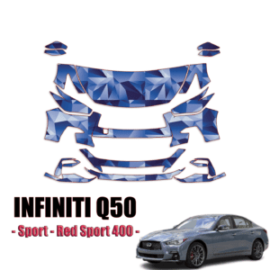 2018-2024 Infiniti Q50 Precut Paint Protection Kit (PPF) – Partial Front