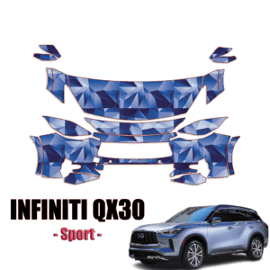 2017-2023 Infiniti QX30 – Sport Precut Paint Protection Kit (PPF) – Partial Front