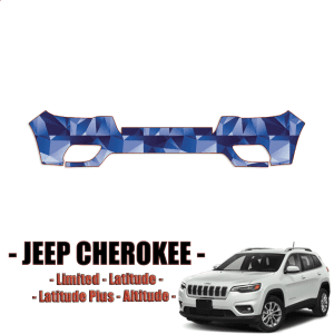 2019-2023 Jeep Cherokee Limited Precut Paint Protection Kit – Front Bumper