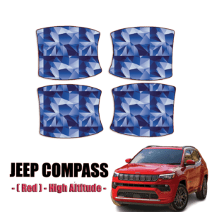 2022-2023 Jeep Compass – (Red), High Altitude Precut Paint Protection Kit – Door Cups