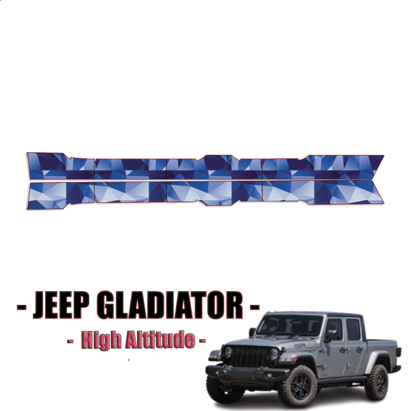 2021-2023 Jeep Gladiator – High Altitude Precut Paint Protection Kit – Rocker Panels