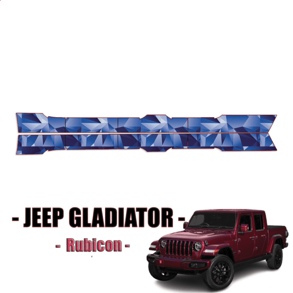 2020-2024 Jeep Gladiator – Rubicon Precut Paint Protection PPF Kit – Rocker Panels