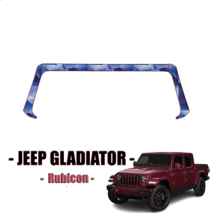2020-2024 Jeep Gladiator – Rubicon Paint Protection PPF Kit  – A Pillars + Rooftop