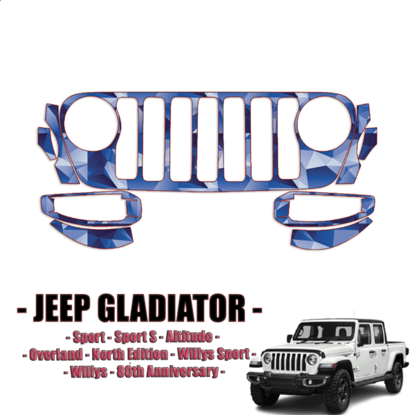 2020-2024 Jeep Gladiator Precut Paint Protection PPF Kit – Front Bumper