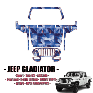 2020-2024 Jeep Gladiator Pre Cut Paint Protection PPF Kit – Full Front